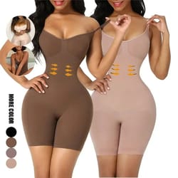 seamless tummy control shapewear bodysuit waist cincher for women