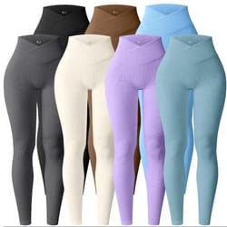 oqq v waist butt lifting fitness leggings for women