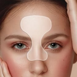 reusable silicone facial patches for wrinkle reduction and skin rejuvenation