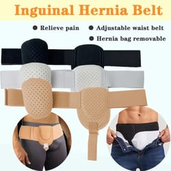 inguinal hernia support belt with removable compression pad