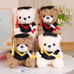 dr bear 25cm graduation plush toy