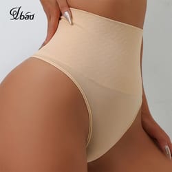 high waist seamless women thong shaping panty tummy control underwear
