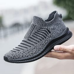 breathable slip on walking shoes for men