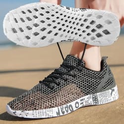 mens lightweight mesh aqua shoes quick dry breathable water sneakers