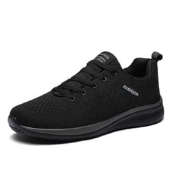breathable mesh sneakers for men lightweight summer walking shoes