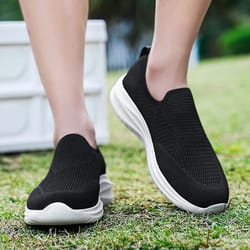 mens vulcanized mesh breathable lightweight walking casual sneakers