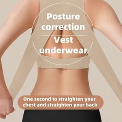 wireless posture support bra with cross back design for all day comfort