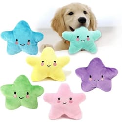 plush star sound toy for pets