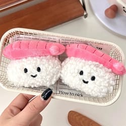 shrimp sushi doll key chain set
