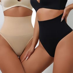 high waist seamless shaping thong for women comfortable tummy control underwear
