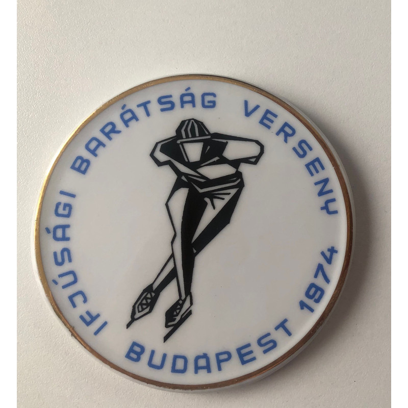 Hollohaza Hungary Porcelain Plaque 0