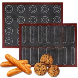 perforated silicone baking mat for cookies