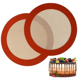 round silicone baking mat liner