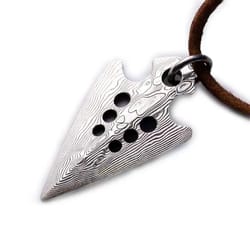 adjustable arrowhead self defense necklace outdoor survival pendant