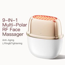 anlan rf facial device ems face lifting skin tightening led beauty massager