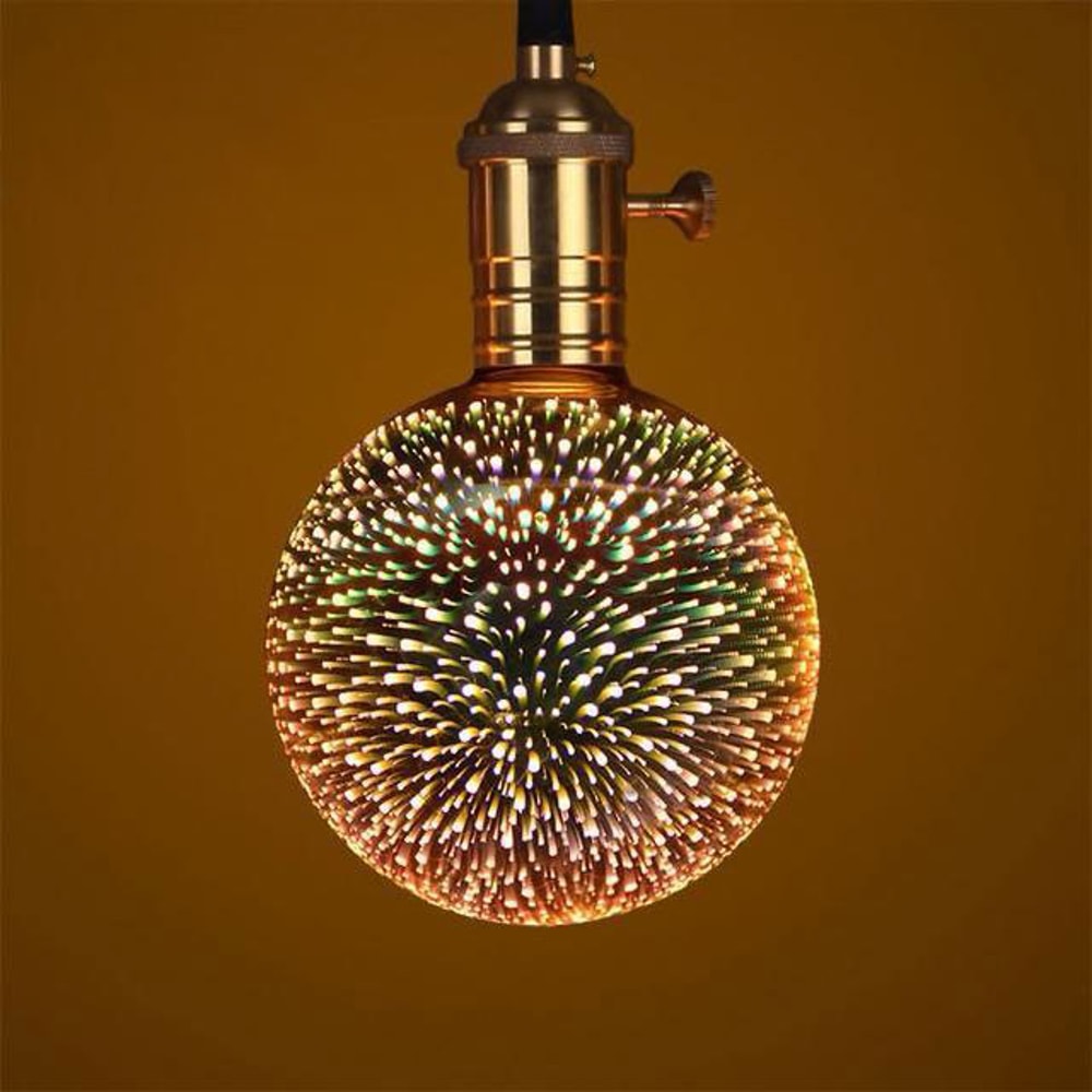 Galaxy 3D Infinity Fireworks Light Bulb 9