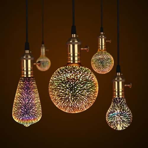 Galaxy Light Bulb – Infinity 3D Fireworks LED Lamp
