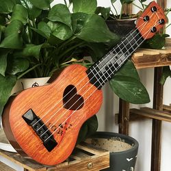Kid Playable Ukulele Toy Guitar Perfect Gift For Kids