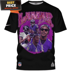 Lamar Jackson X Baltimore Ravens Vinatage Tshirt, Unique Baltimore Ravens Gifts undefined Best Personalized Gift undefined Unique Gifts Id