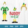 Elf Bundle Svg, Buddy The Elf Svg, Buddy Elf Christmas Svg, Png Dxf Eps Instant Download.jpg