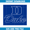 Duke bluedevil University Svg, Duke bluedevil logo svg, Duke bluedevil University, NCAA Svg, Ncaa Teams Svg (39).png