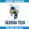 Georgia Tech Svg, Georgia Tech logo svg, Georgia Tech University, NCAA Svg, Ncaa Teams Svg, Sport svg (23).png