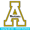 Appalachian State Mountaineers Logo Svg, Appalachian State Mountaineers Svg, NCAA Svg, Png Dxf Eps Digital File.jpeg