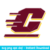 Central Michigan Chippewas Logo Svg, Central Michigan Chippewas Svg, NCAA Svg, Png Dxf Eps Digital File.jpeg