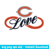 Love Chicago Bears Svg, Chicago Bears Svg, NFL Svg, Png Dxf Eps Digital File.jpeg