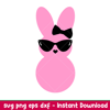 Hipster Easter Girl Svg, Hipster Easter Bunnies Svg, Happy Easter Svg, Easter egg Svg, Spring Svg,png,eps,dxf file.jpeg