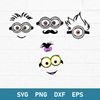 Minions Face Bundle Svg, Minions Svg, Despicable Me Svg, Png Dxf Eps Digital File.jpeg