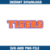 Clemson Tigers University Svg, Clemson Tigers logo svg, Clemson Tigers University, NCAA Svg, Ncaa Teams Svg (47).png