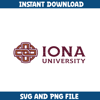 Iona gaels Svg, Iona gaels logo svg, IIona gaels University svg, NCAA Svg, sport svg, digital download (5).png