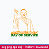 Martin Luther King  Day of Service Svg, Png Dxf Eps FIle.jpg