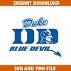 Duke bluedevil University Svg, Duke bluedevil logo svg, Duke bluedevil University, NCAA Svg, Ncaa Teams Svg (15).png