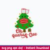 Oh Quaran Tree Svg, Christmas Tree Svg, Png Dxf Eps File.jpeg