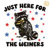 Vintage-Just-Here-For-The-Wieners-Racoon-American-Flag-SVG-20240605007.png