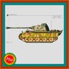 Panther tank cross stitch pattern