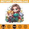 Thor Png, Mom And Boy Superhero Png, Cartoon Mother Png, Mother’s Day Png, Gift For Mom Png, Mama Design Png, Instant Download..jpg