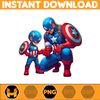 Captain America Dad And Son Png, Super Hero Dad And Son Png, Father's Day 2024 Png, Father's Day Png Sublimation, Clipart, Instant Download (5).jpg