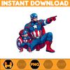 Captain America Dad And Son Png, Super Hero Dad And Son Png, Father's Day 2024 Png, Father's Day Png Sublimation, Clipart, Instant Download (9).jpg