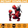 Deadpool Dad And Son Png, Super Hero Dad And Son Png, Father's Day 2024 Png, Father's Day Png Sublimation, Clipart, Instant Download (3).jpg