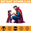 Doctor Strange Dad And Son Png, Super Hero Dad And Son Png, Father's Day 2024 Png, Father's Day Png Sublimation, Clipart, Instant Download (4).jpg