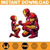 Iron Man Dad And Son Png, Super Hero Dad And Son Png, Father's Day 2024 Png, Father's Day Png Sublimation, Clipart, Instant Download (5).jpg