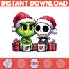 Grinch Jack Skeleton Nightmare Before Christmas Png, Great Christmas Sublimation, Christmas movie Png (10).jpg