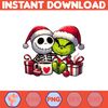 Grinch Jack Skeleton Nightmare Before Christmas Png, Great Christmas Sublimation, Christmas movie Png (4).jpg