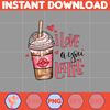 Valentine Coffee Png, Valentine Coffee Png, Valentine Drinks Png, Latte Drink Png, XOXO Png, Coffee Lover, Valentine Sublimation (18).jpg