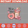 Valentine Coffee Png, Valentine Coffee Png, Valentine Drinks Png, Latte Drink Png, XOXO Png, Coffee Lover, Valentine Sublimation (7).jpg