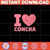 Mexican Valentine Png, Valentine Day Png, Retro Valentine Png, Concha Valentine Png, Pan Ducle Valentine, Dont Be Self Conchas (15).jpg