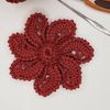 Set of 3 crochet patterns: flowers, leaf. Crochet flower tutorial pdf. Crochet applique patterns Irish Lace.